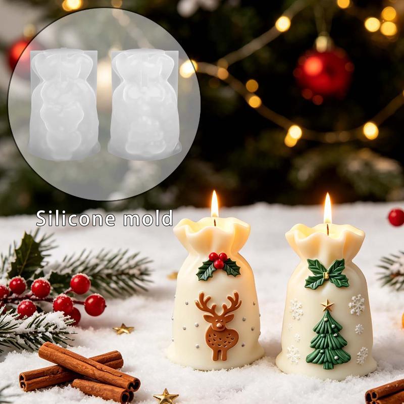 Art And Craft For Xmas - Многоразовая силиконовая форма для мешка Санты