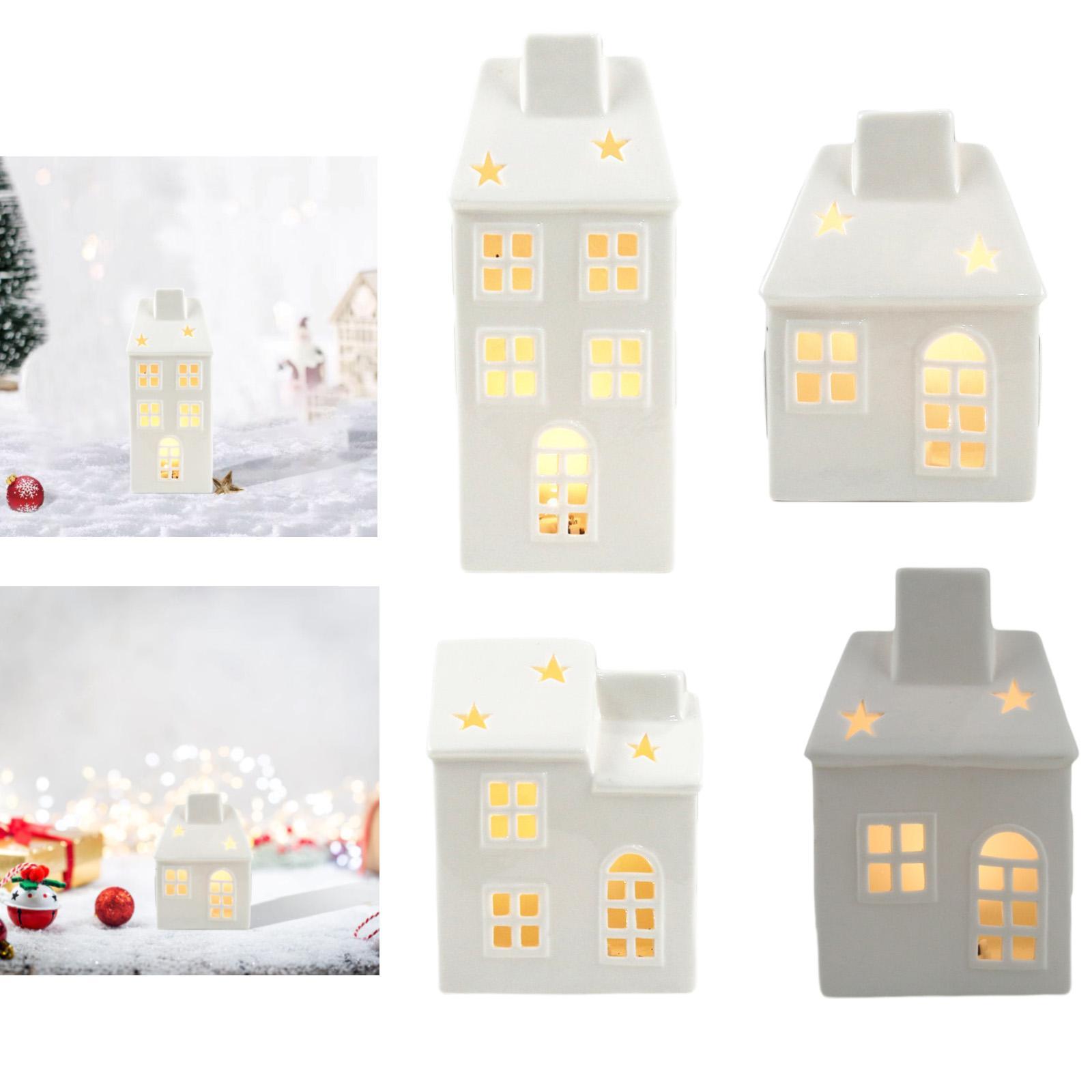 Art And Craft For Xmas - Керамический Рождественский Дом Спальня Столешница Крытый