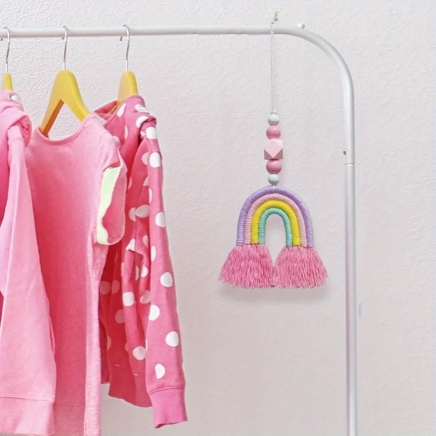 Art And Craft For Nursery - Радужные ветряные колокольчики, плетеные миниатюрные подвесные