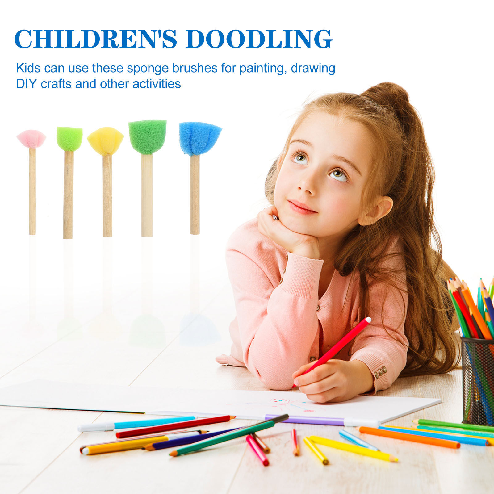 Набор из 25 губчатых кистей в  – обзор и цена Art And Craft For Nursery