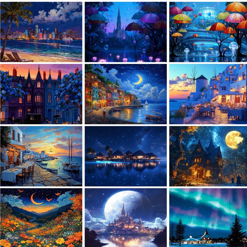 Набор для рисования по номерам – обзор и цена Art Craft Night
