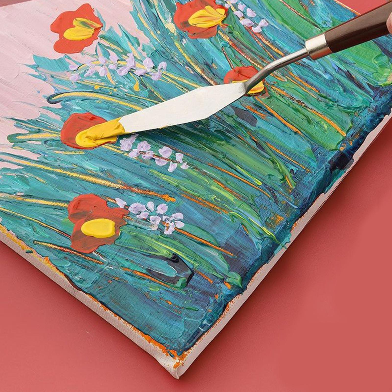 Набор из 9 ножей-шпателей для  – обзор и цена Painting Knife Palette
